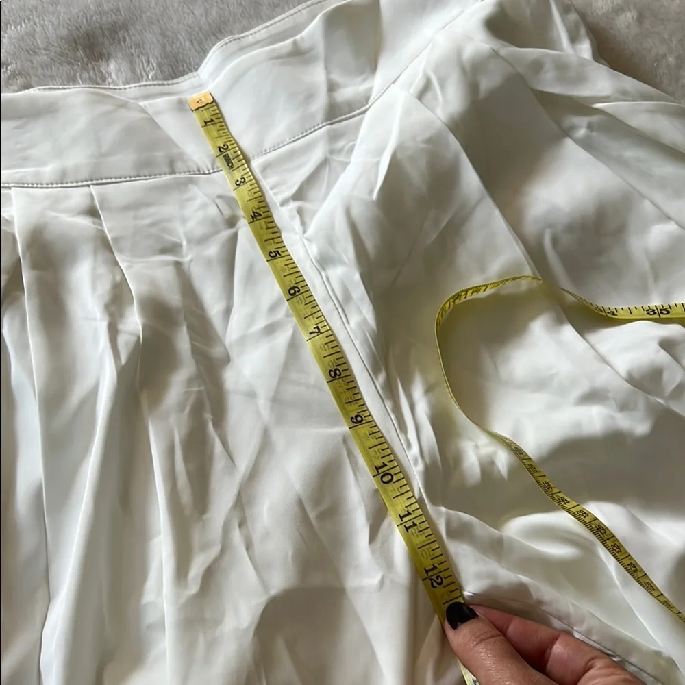 Elegant White Wide-Leg Pants XS - Picture 12 of 15